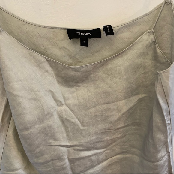 Theory Satin Sliver Top Tank - Picture 5 of 6